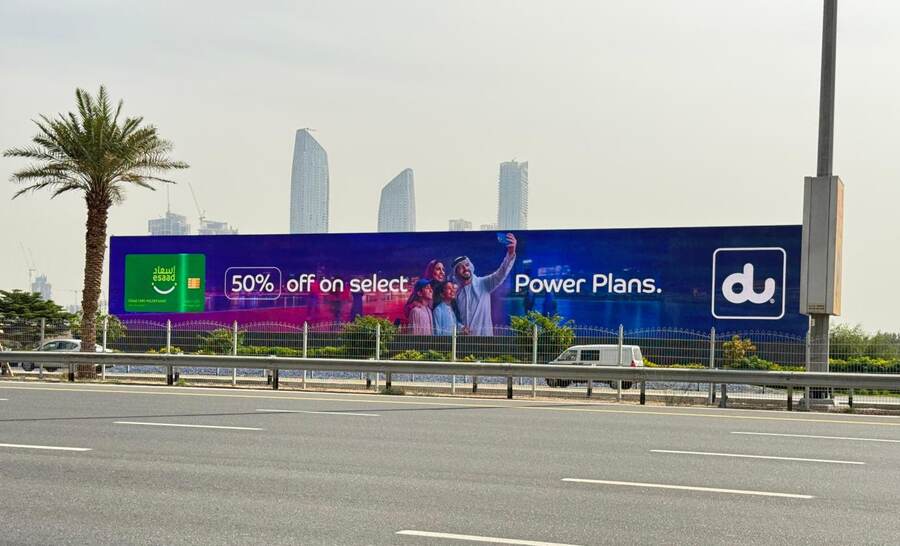 Power Plans 50% off highway billboard