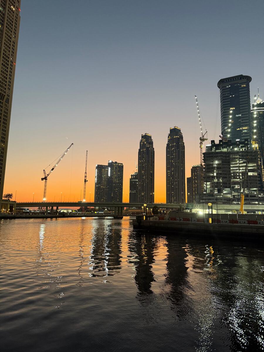 SUNSETS Dubai does them best.